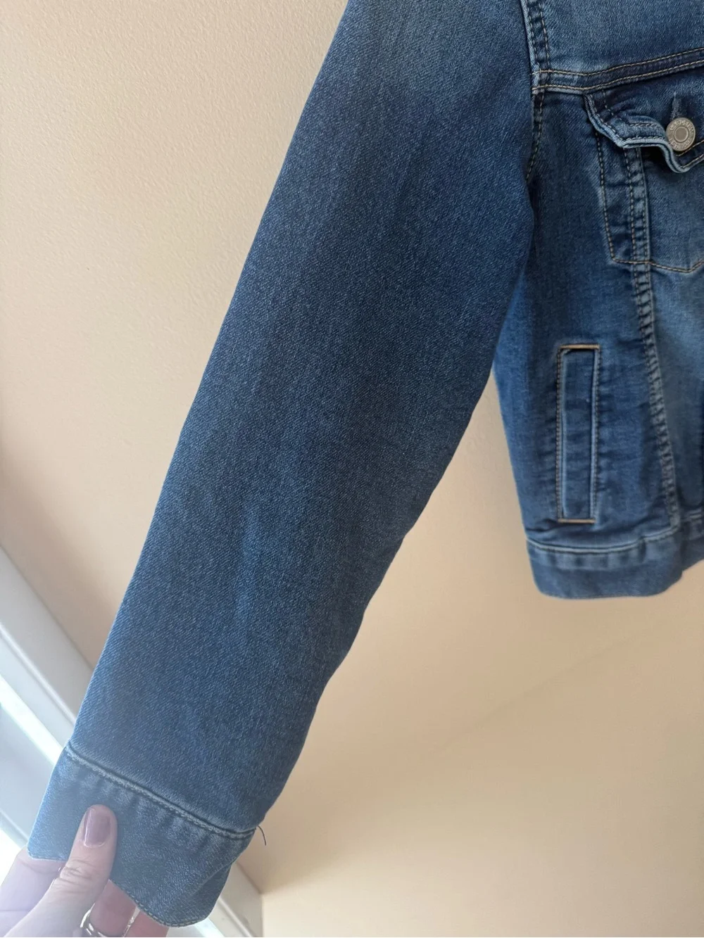 Gap Jean Jacket stretch size girls M 8-9
